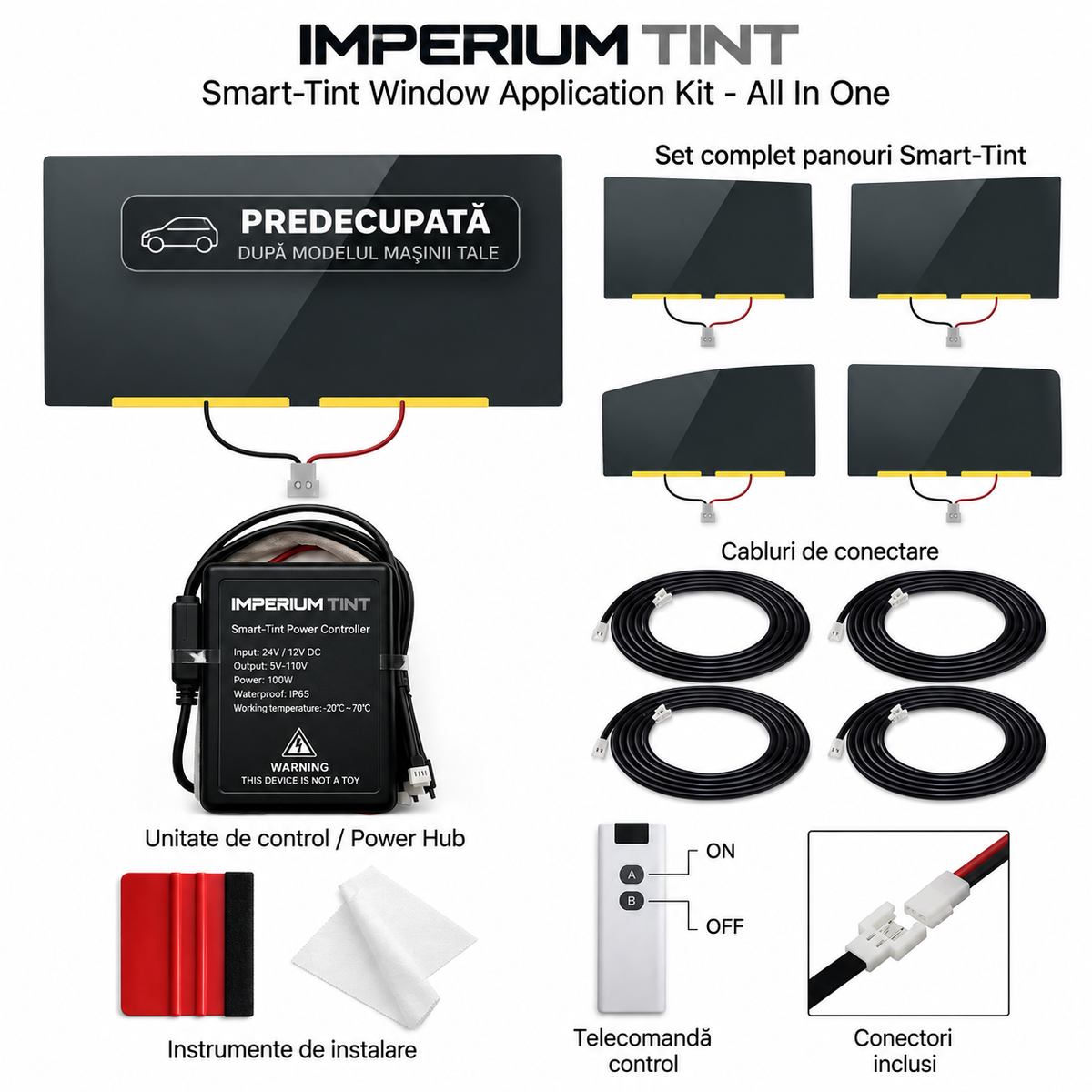 Folie Electrică Smart Tint